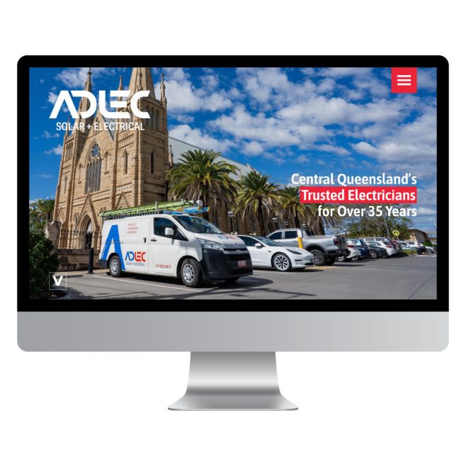 ADLEC Electrical Services, Central Queensland electricians website design | FMSTUDIOS