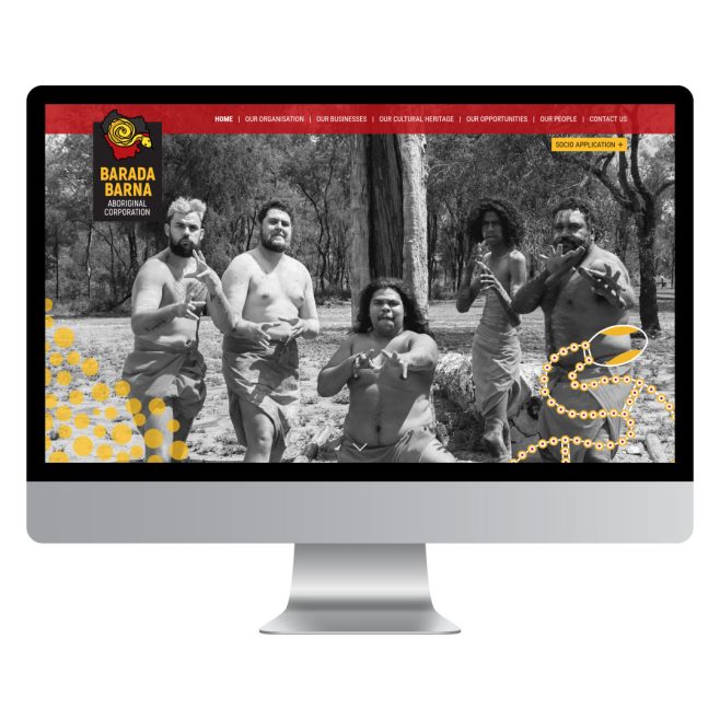 Barada Barna Aboriginal Corporation, CMS website design Rockhampton | FMSTUDIOS