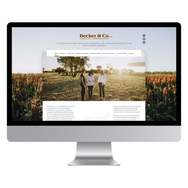 Becker & Co, CMS website design | FMSTUDIOS