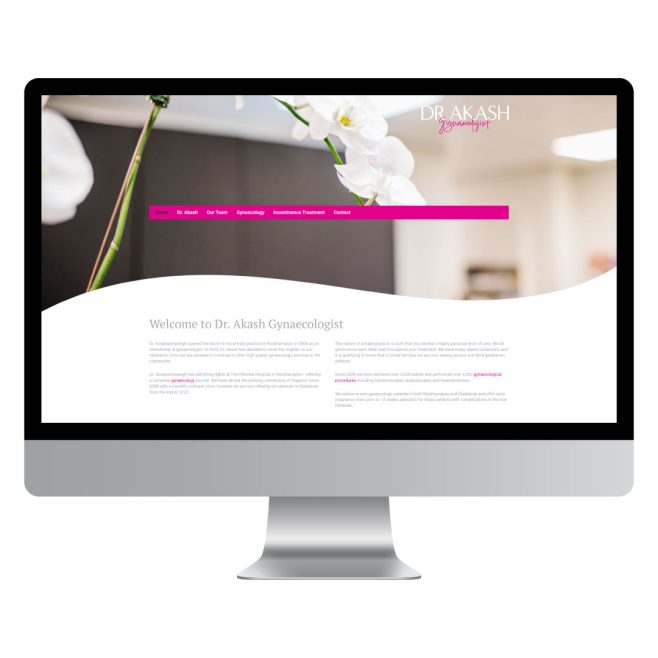 Dr Akash Gynaecologist Rockhampton, website design | FMSTUDIOS