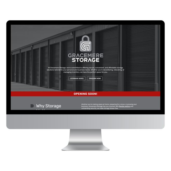 Gracemere Storage, CQ Storage Facility website design | FMSTUDIOS