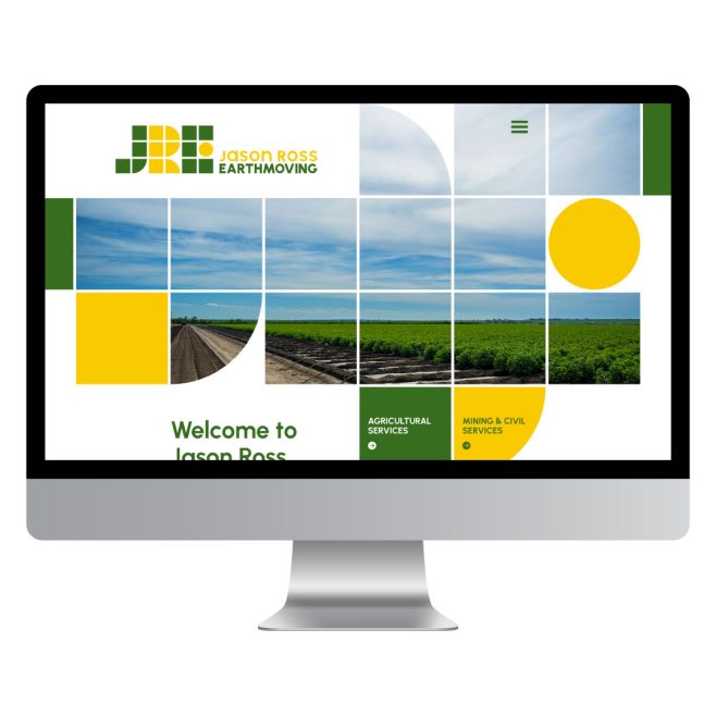Jason Ross Earthmoving, Central Queensland website design | FMSTUDIOS
