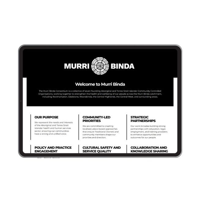 Murri Binda, Indigenous website design Rockhampton | FMSTUDIOS