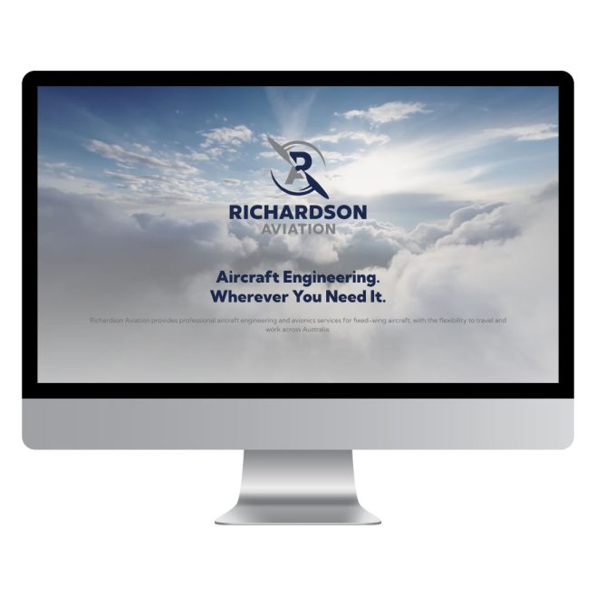 Richardson Aviation, aircraft engineering website design | FMSTUDIOS